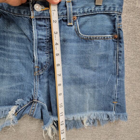 LEVI'S 501 WOMEN'S CUTOFF DENIM SHORTS, SIZE 30 - Picture 7 of 9